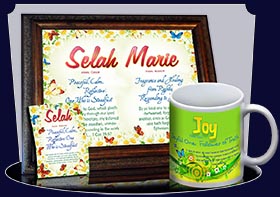 PC-BF15, Name Meaning Card, Wallet Sized, with Bible Verse butterfly daisy butterfly selah