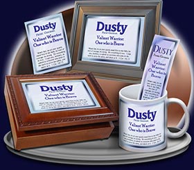 PC-SM08, Name Meaning Card, Wallet Sized, with Bible Verse, personalized, baby name blue dusty simple basic