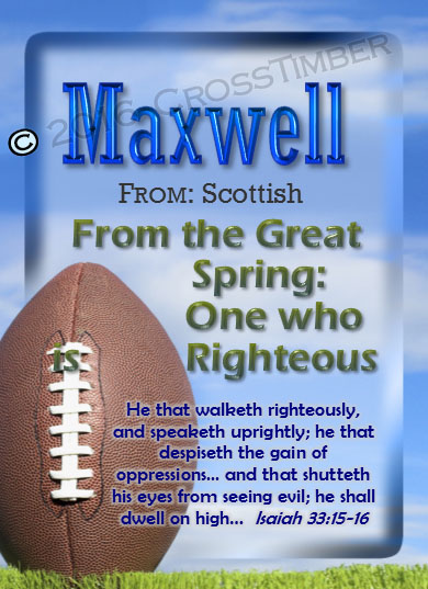 PC-SP11, Name Meaning Card, Wallet Sized, with   Bible Verse